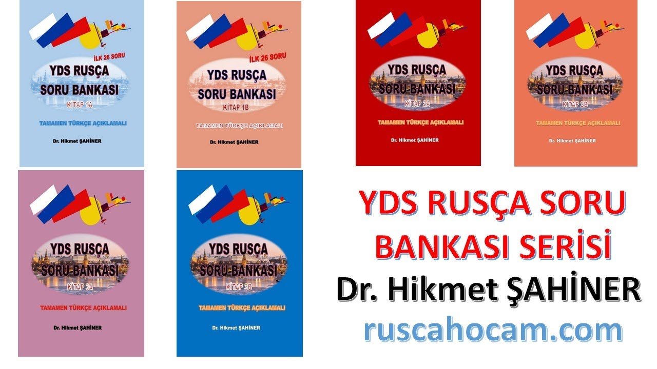 YDS Rusça'da Puanları Zirveye Taşıyın! | 6 Kitaplık Dev YDS Rusça Soru Bankası Serisi Tanıtımı