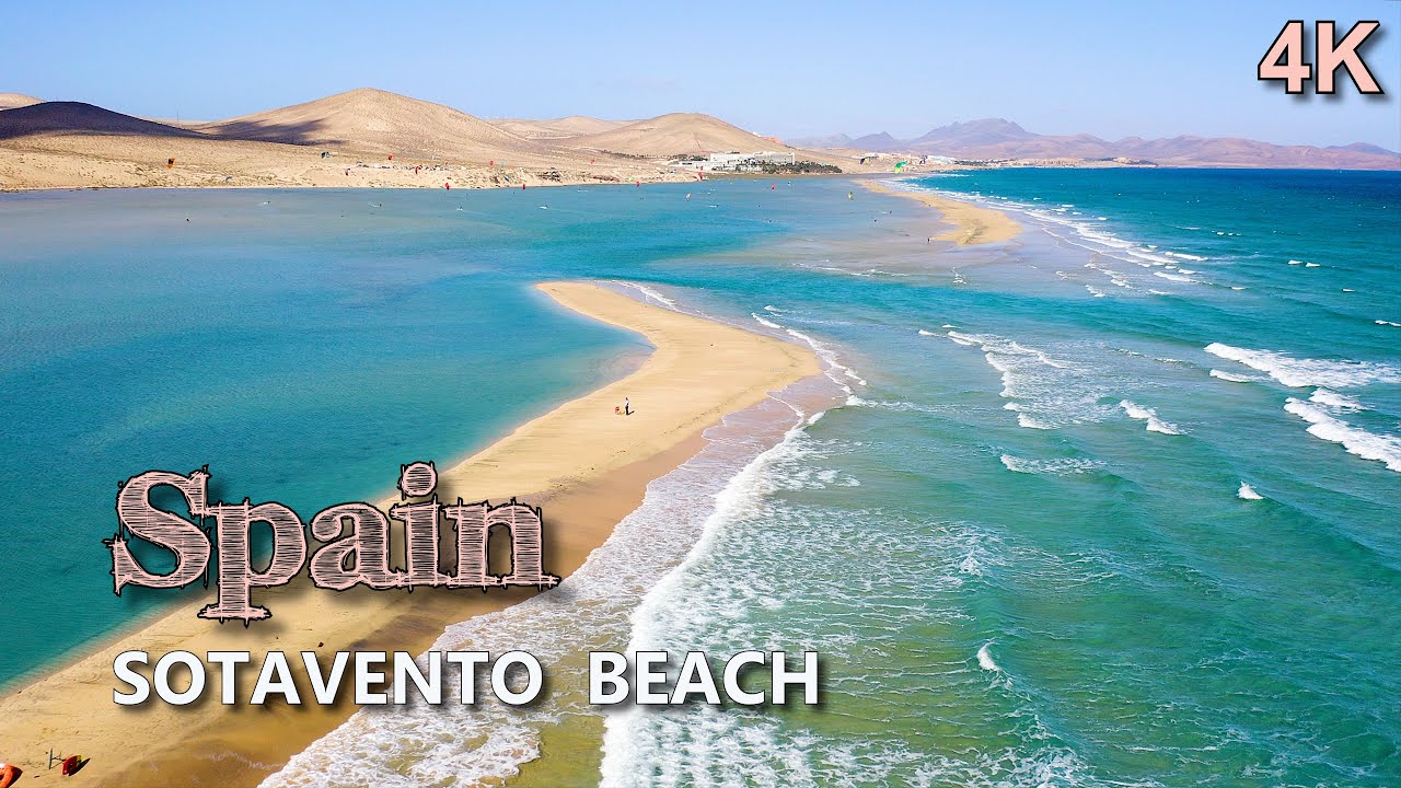KITESURFING SOTAVENTO BEACH 2023 🏄&zwj;♂️ Cinematic Aerial Video of FUERTEVENTURA island.