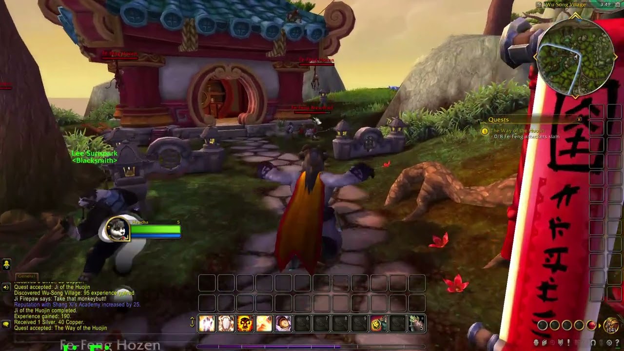 panderen priest leveling world of warcraft ep 1