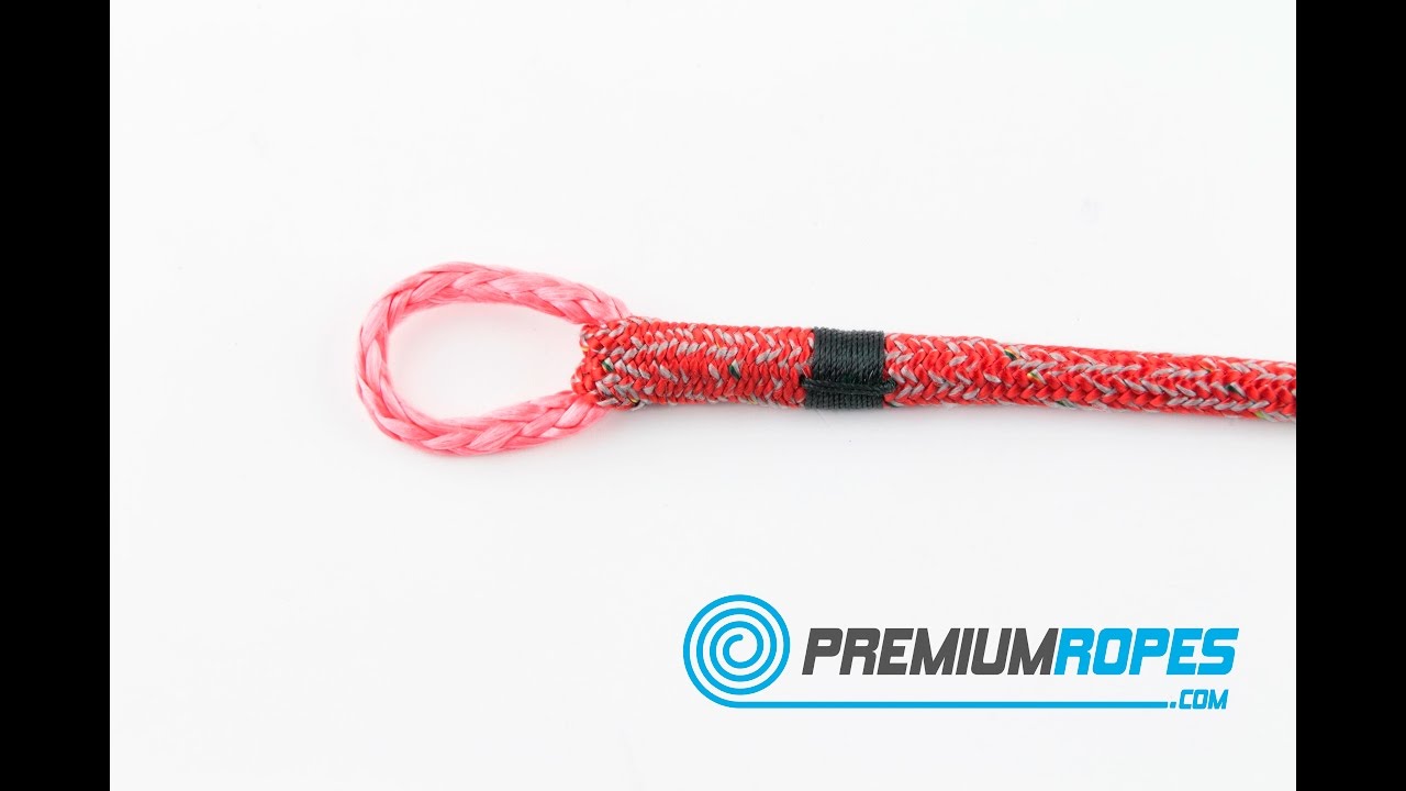 3.3.1.b Eye-splice in double braided Dyneema rope - cover tucked back