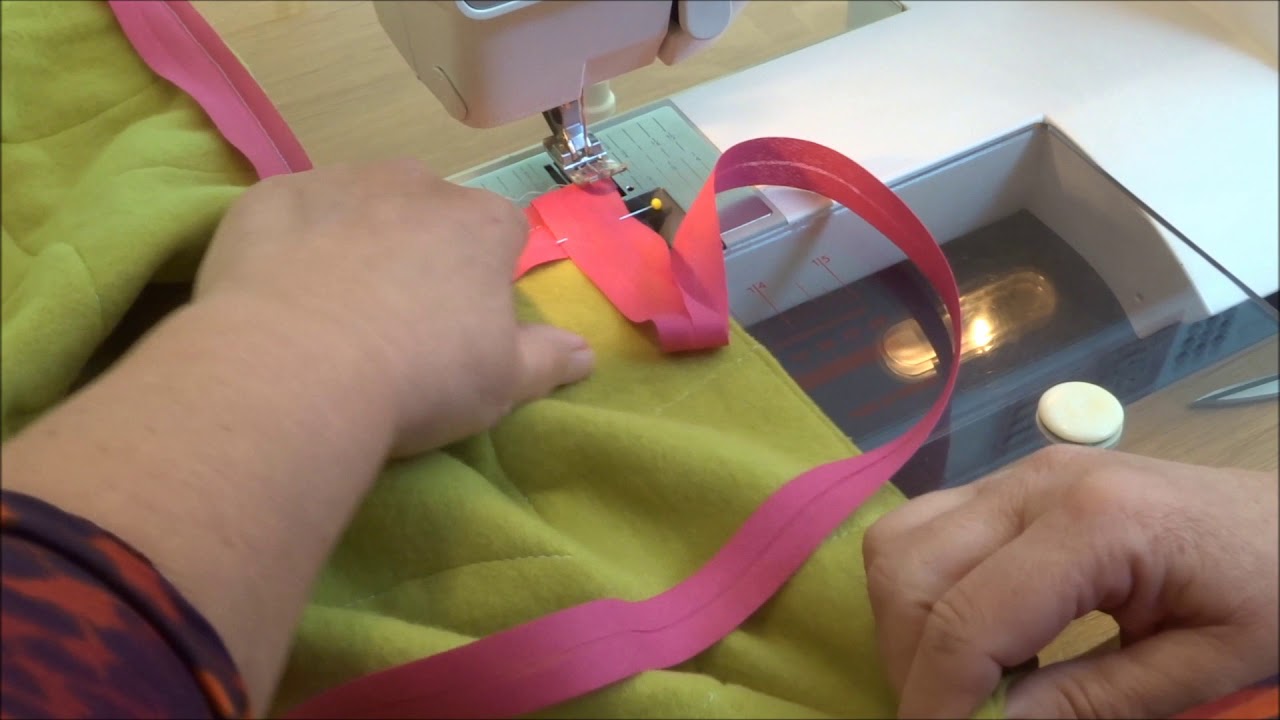 Module droomdekens les 5: Een bies met hoeken op verstek