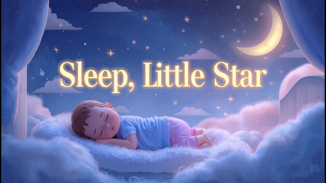 Sleep, Little Star | Gentle Baby Lullaby for Peaceful Sleep!