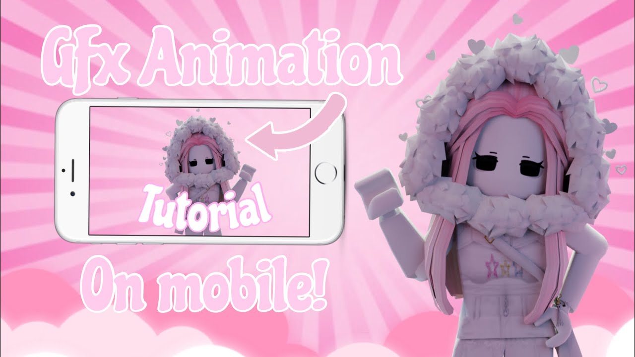 How to make a ROBLOX animated intro on mobile (Easy tutorial) ੈ✩‧₊