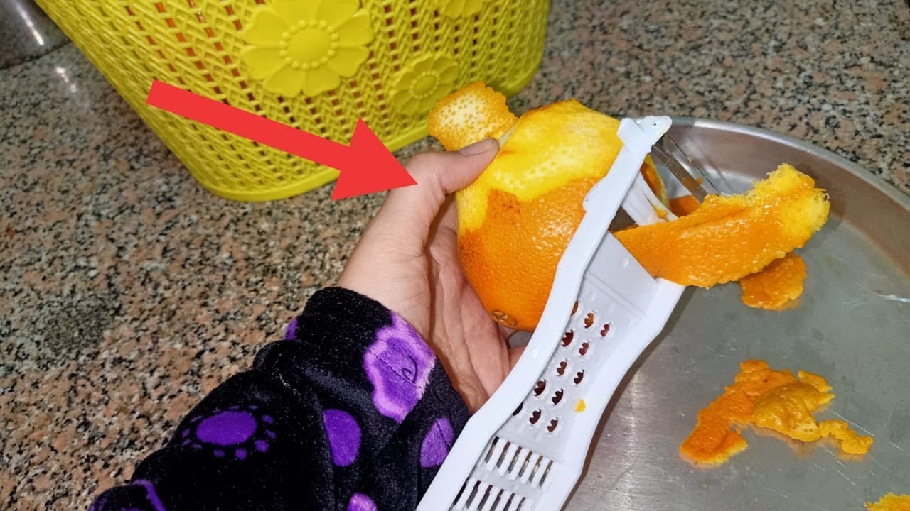 عندك برتقال 🍊عندك كنز تعالي شوفي هنعمل ايه من قشوره البرتقال ستندم انك رميت قشور البرتقال