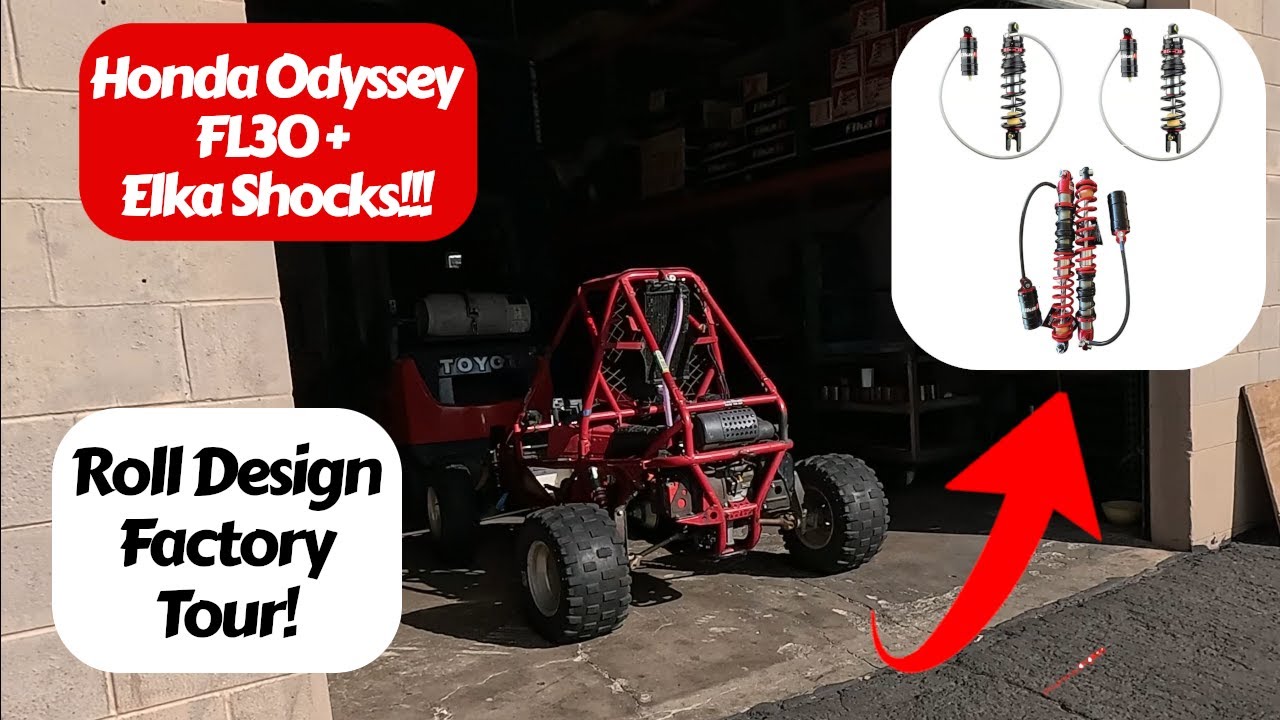 Honda Odyssey FL350 - Roll Design Visit for Elka Shocks!