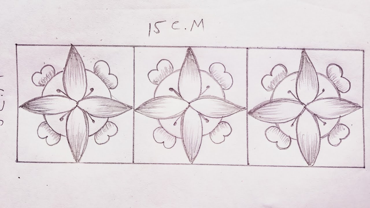 Sadi Ka Kinara Kaise Banta Hain / Sadi Ka Kinara Drawing 2025 / new saree border design #SadiKinara
