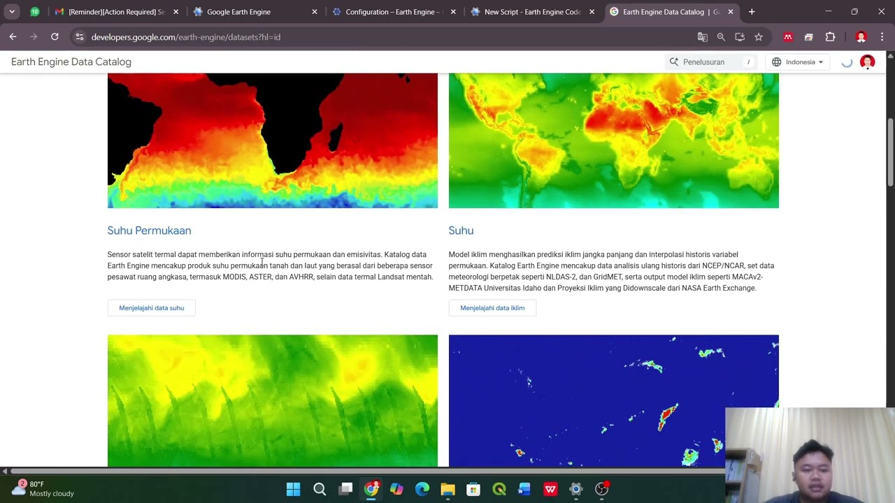MEMBUAT AKUN CLOUD COMPUTING DAN KOLEKSI DATA DI GOOGLE EARTH ENGINE
