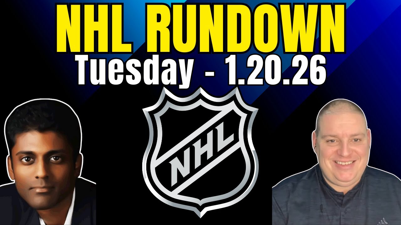 Tuesday NHL Rundown Picks - 1/20/26 l Craig Trapp & Indian Cowboy NHL Betting Picks & Predictions