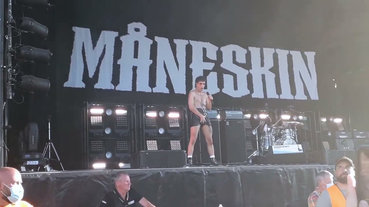 Måneskin in Belgium (In nome del padre, Zitti e buoni, Bury a friend, Chosen, Beggin, Coraline, ...)