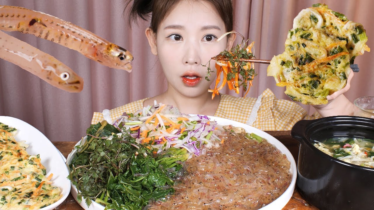 3~4월에만 먹을 수 있는 사백어 먹방 Ice Goby [eating show]mukbang korean food