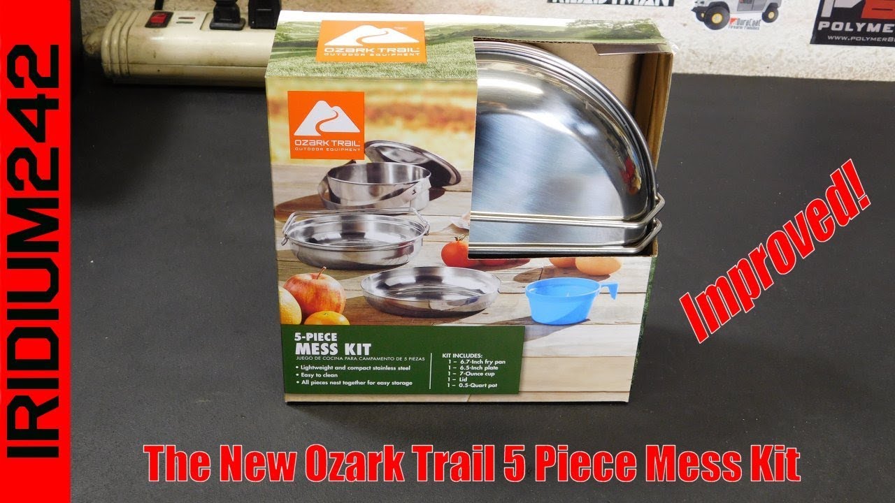 Новый набор из 5 предметов Ozark Trail из нержавеющей стали