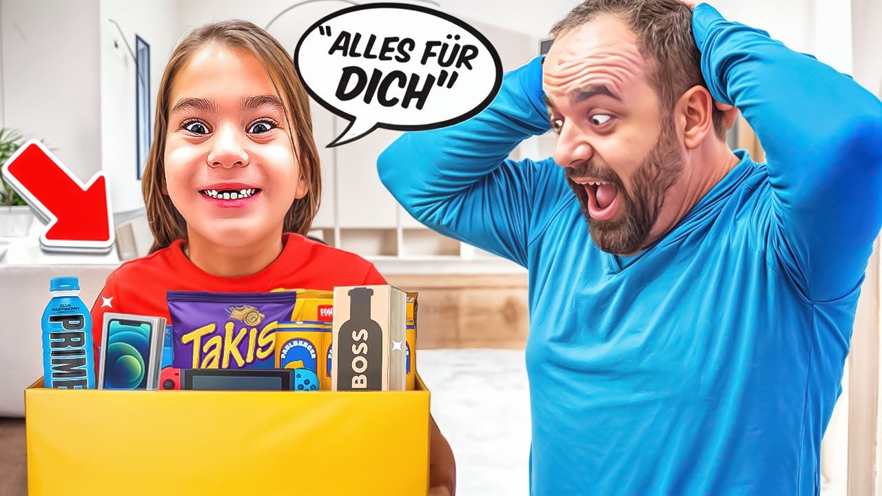 Das SCHENKE ich meinen VATER zum GEBURTSTAG !(er weint)