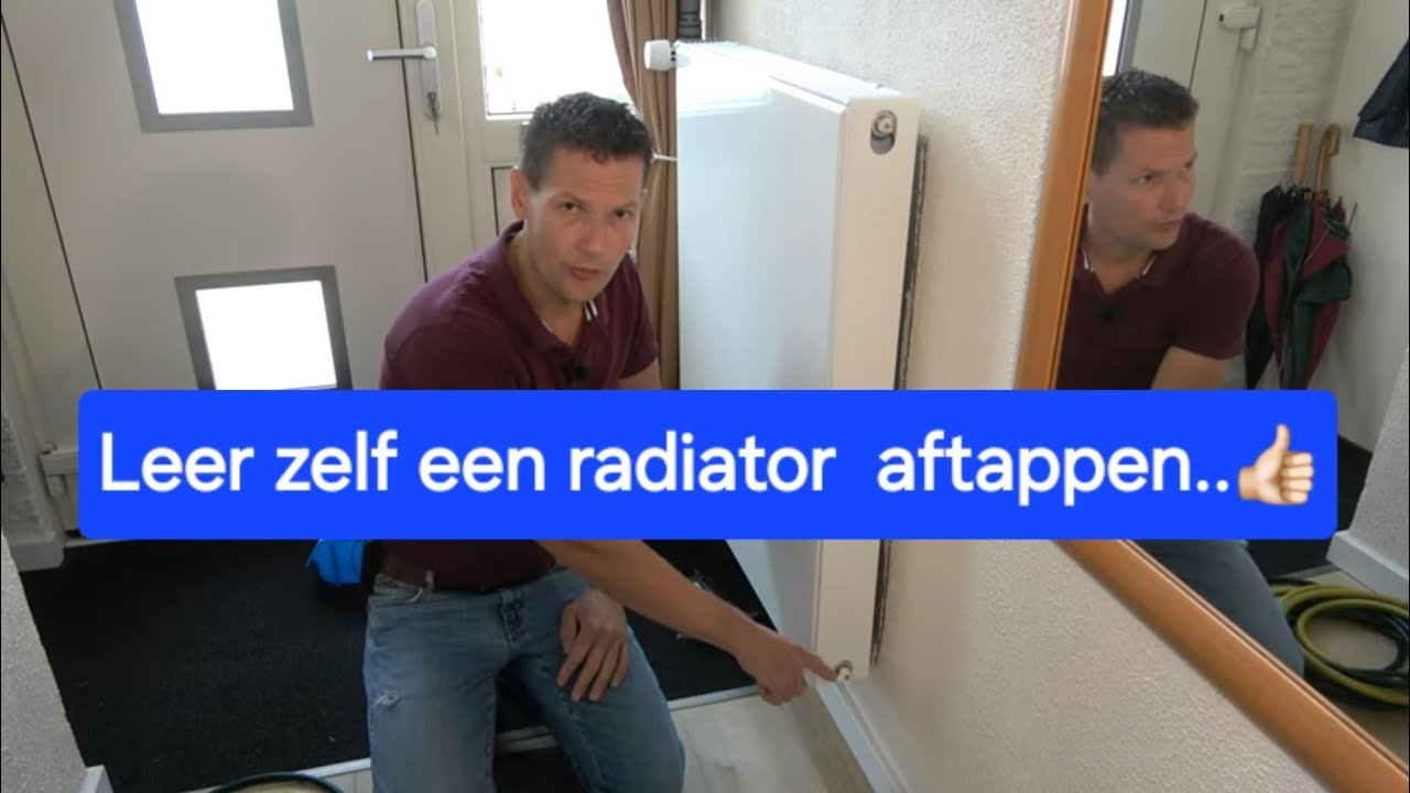 Hoe kan je zelf een radiator aftappen...