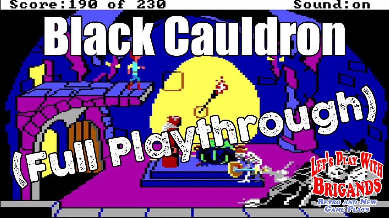 Black Cauldron Sierra 1986 (Full Playthrough)