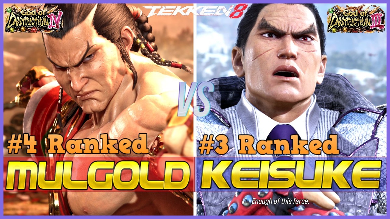 T8 ▰ KEISUKE (#3 Ranked Kazuya) vs MULGOLD (#4 Ranked Feng) ▰ Tekken 8 High Level Gameplay
