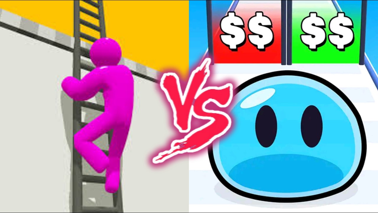Ladder Master VS Slime Run Raxe- All Levels SpeedRun Gameplay Android iOS Ep1