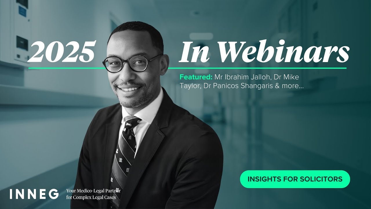 The Best of INNEG Webinars 2025: Expert Insights in PI & Clinical Negligence