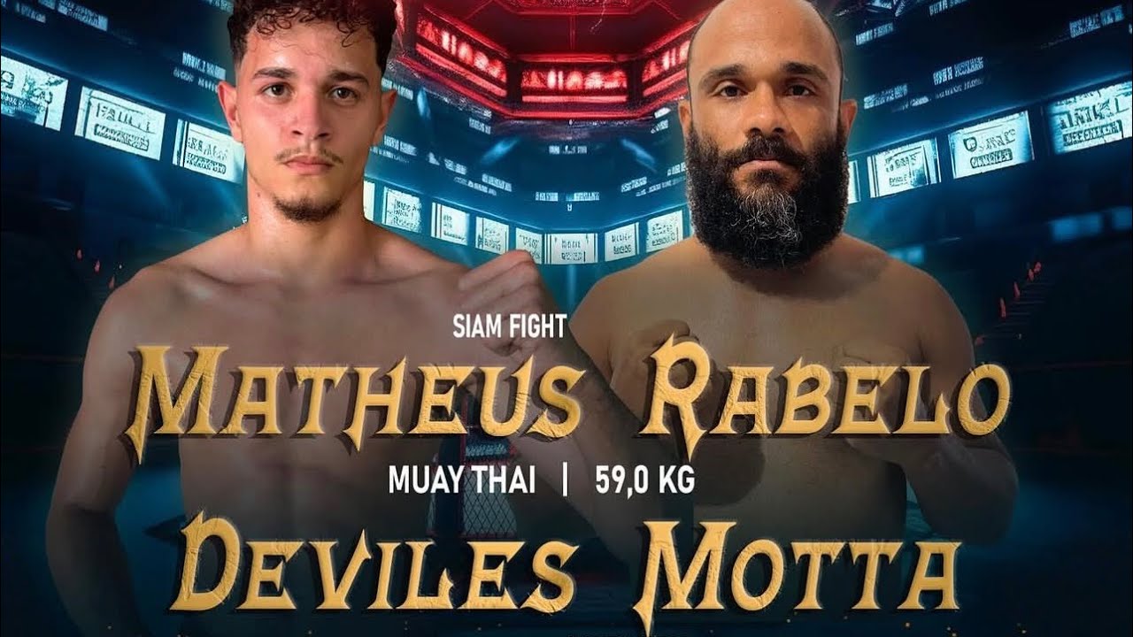 Matheus Rabelo( Siam Fight) 🆚 Deviles Motta ( Panda Thai ) 59 Kg 