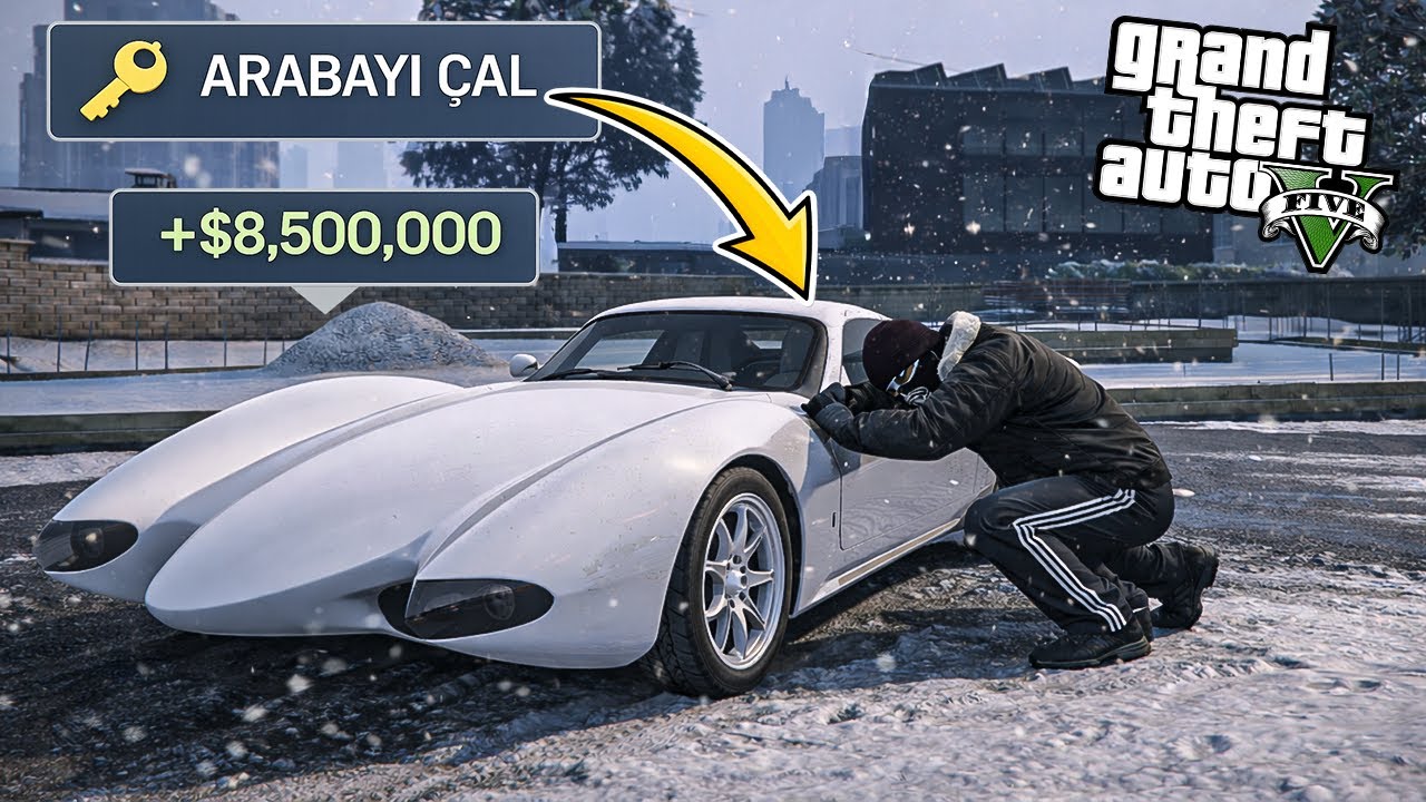 GTA 5 RP DE 8.5 MİLYON DOLARLIK ARABA ÇALDIM! GTA 5 RP ARABA HIRSIZLIĞI EN KOLAY NASIL YAPILIR ?