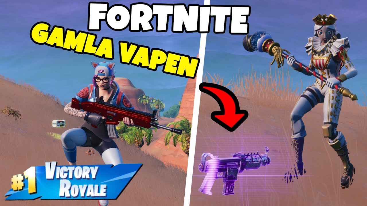 SPELAR MED GAMLA VAPEN I FORTNITE *UNVAULTED LTM* Duo med SoftisFFS