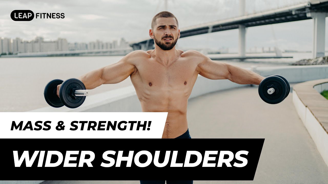 Build Wider Shoulder with Dumbbell: Gain Mass & Strength - Hits All 3 Heads