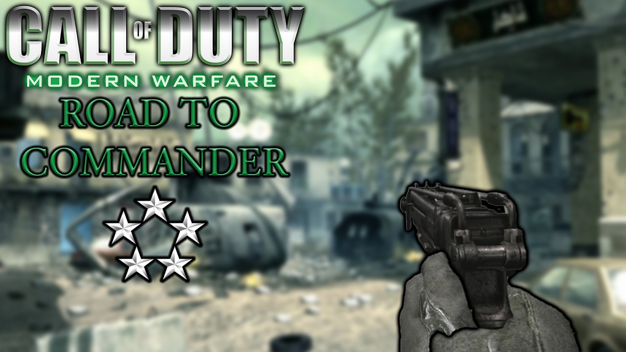 THIS FORGOTTEN SMG IS ACTUALLY SO MUCH FUN | ROAD TO COMMANDER | CALL OF DUTY 4