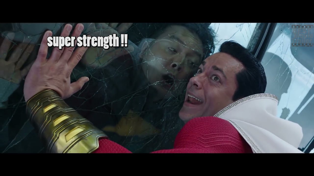 Shazam All Power test Funny Moments Best Scene Movie Clip HD
