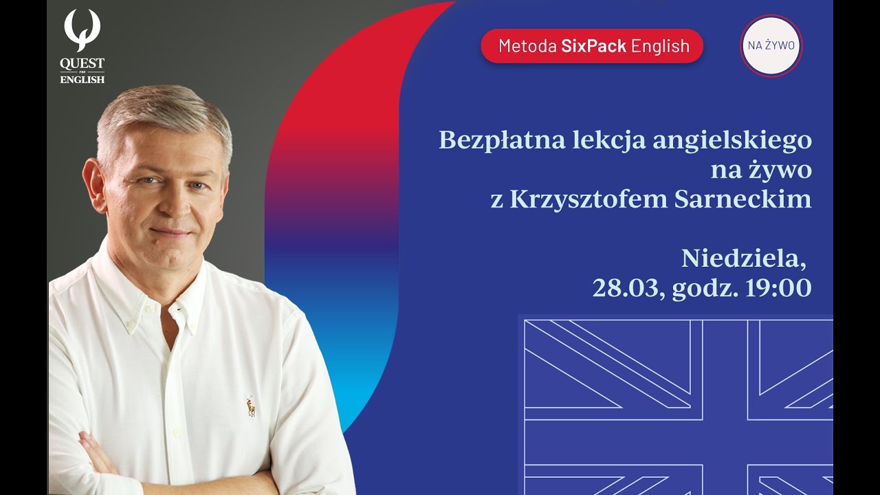 Bezpłatna lekcja angielskiego z Krzysztofem Sarneckim
