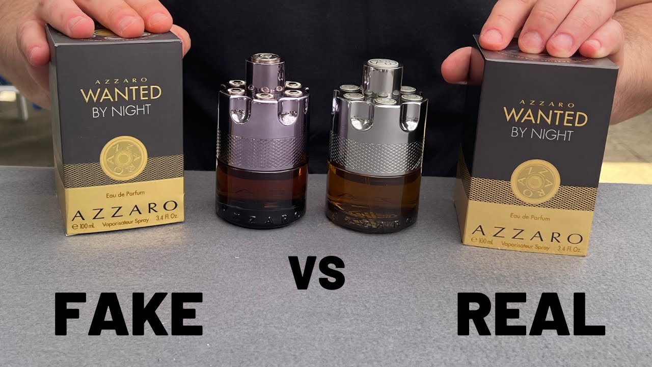 Fake vs Real Azzaro Wanted by Night EDP Perfume 100 ml