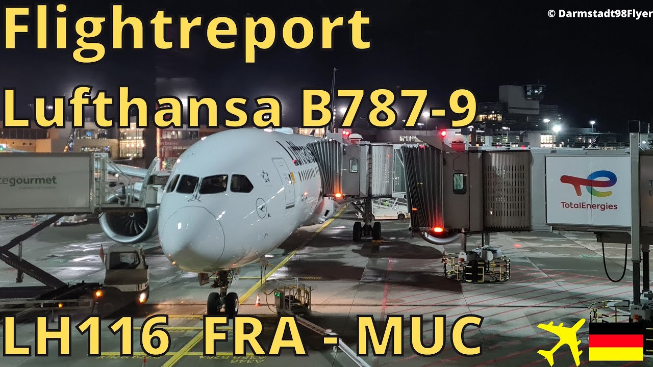 (HD) Lufthansa Dreamliner B787-9 Flightreport Business Class | FRA to MUC | D-ABPD