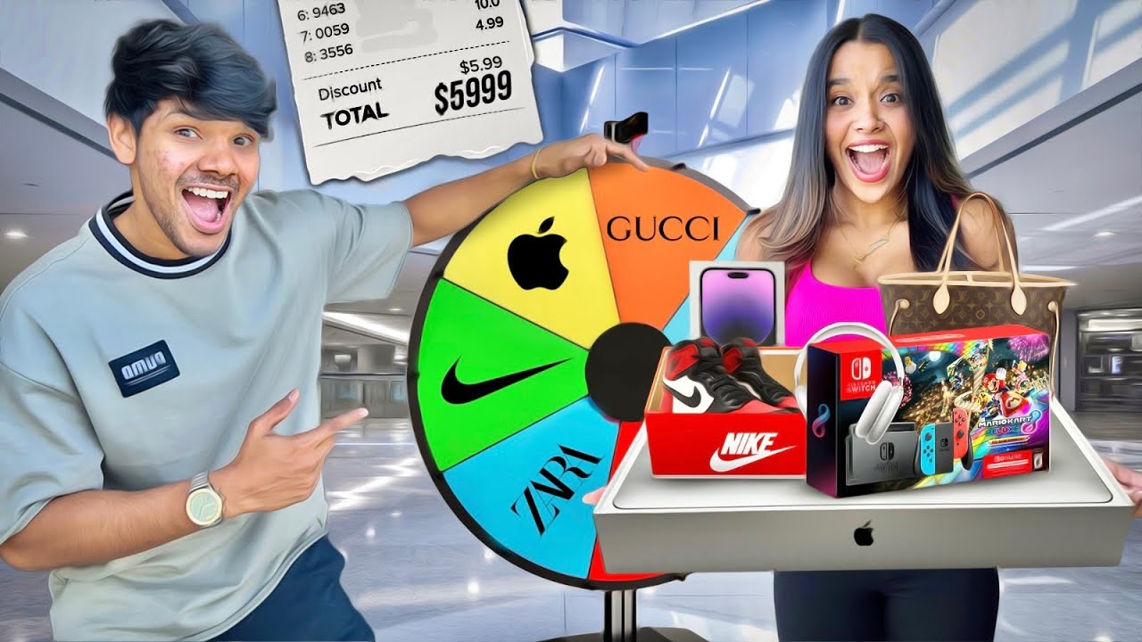 Anything my FIANCÉ carry, I'll pay for | Challenge