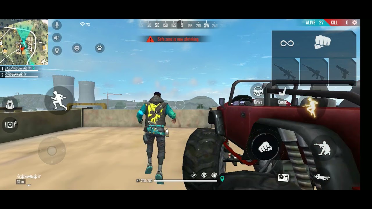 Factory ke upar monster driving