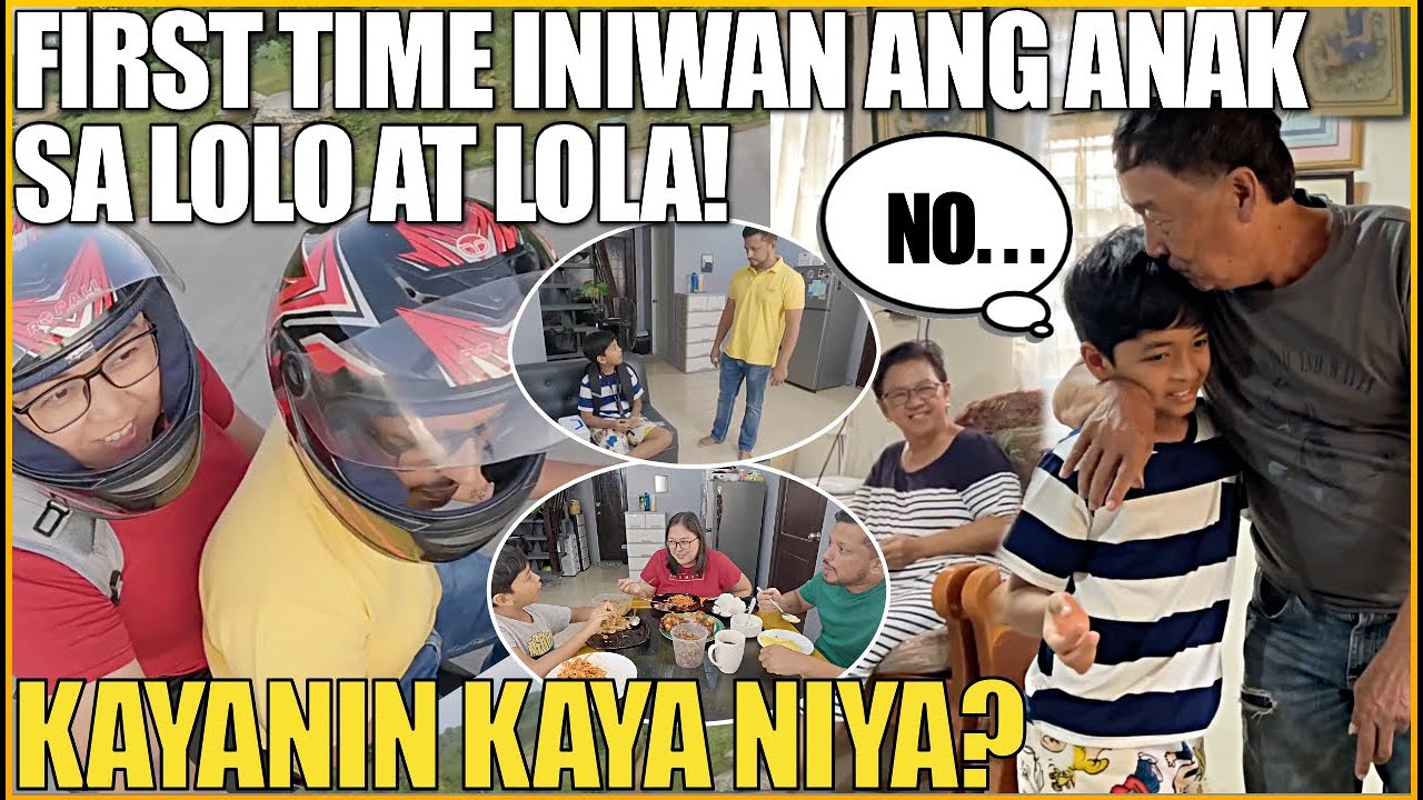 FIRST TIME INIWAN ANG ANAK SA LOLO AT LOLA! KAYANIN KAYA NIYA? FILIPINO-INDIAN FAMILY ❤️
