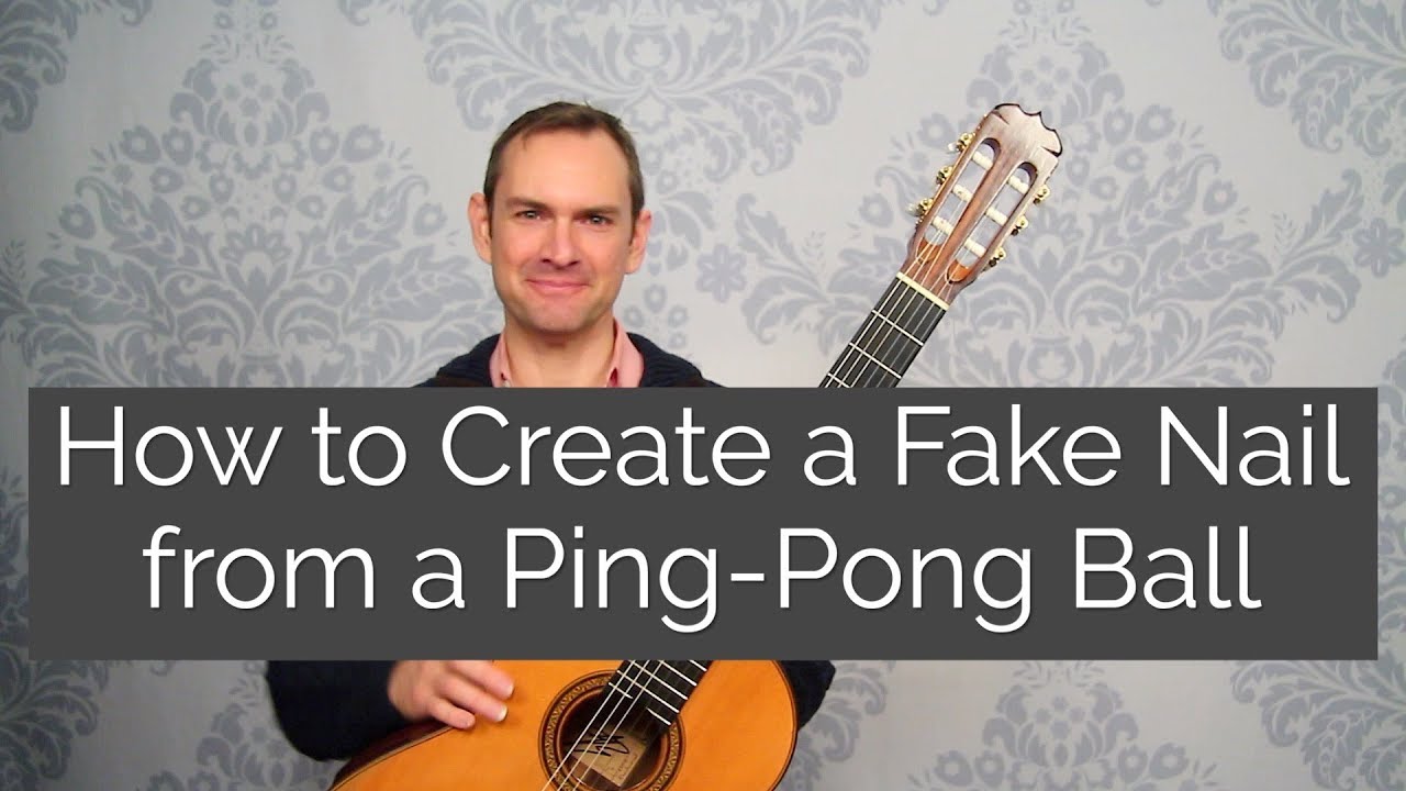 How to Create a Fake Nail from a Ping Pong Ball