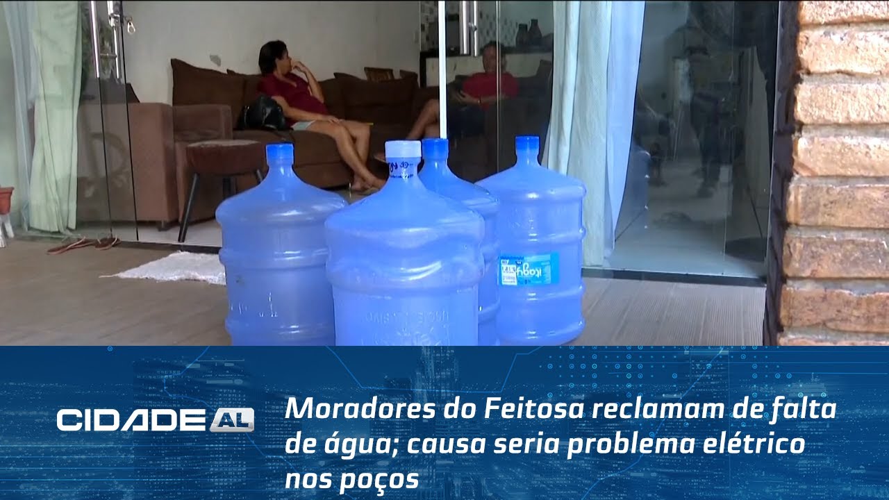 Moradores do Feitosa reclamam de falta de &aacute;gua; causa seria problema el&eacute;trico nos po&ccedil;os