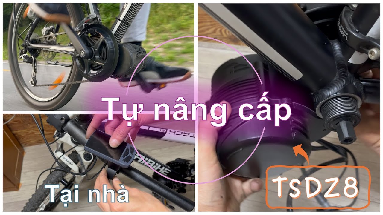 Tự nâng cấp xe đạp trợ lực ngay tại nhà với bộ động cơ Tongsheng TSDZ8 750W