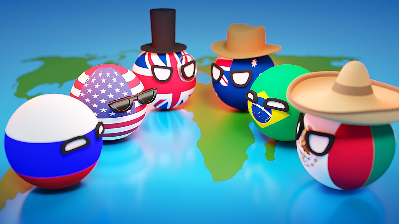NORTHBALLS vs SOUTHBALLS | Countryballs Compilation