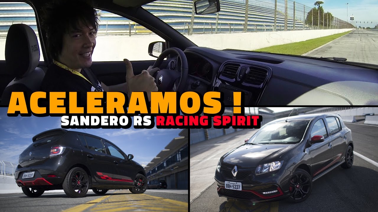 Avaliação Sandero RS Racing Spirit: aceleramos no autódromo de Curitiba!