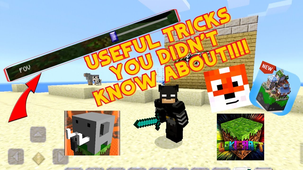 USEFUL TRICKS IN CRAFTSMAN /FOXYCRAFT/MASTERCRAFT/ LOKICRAFT YOU DIDN'T KNOW ABOUT