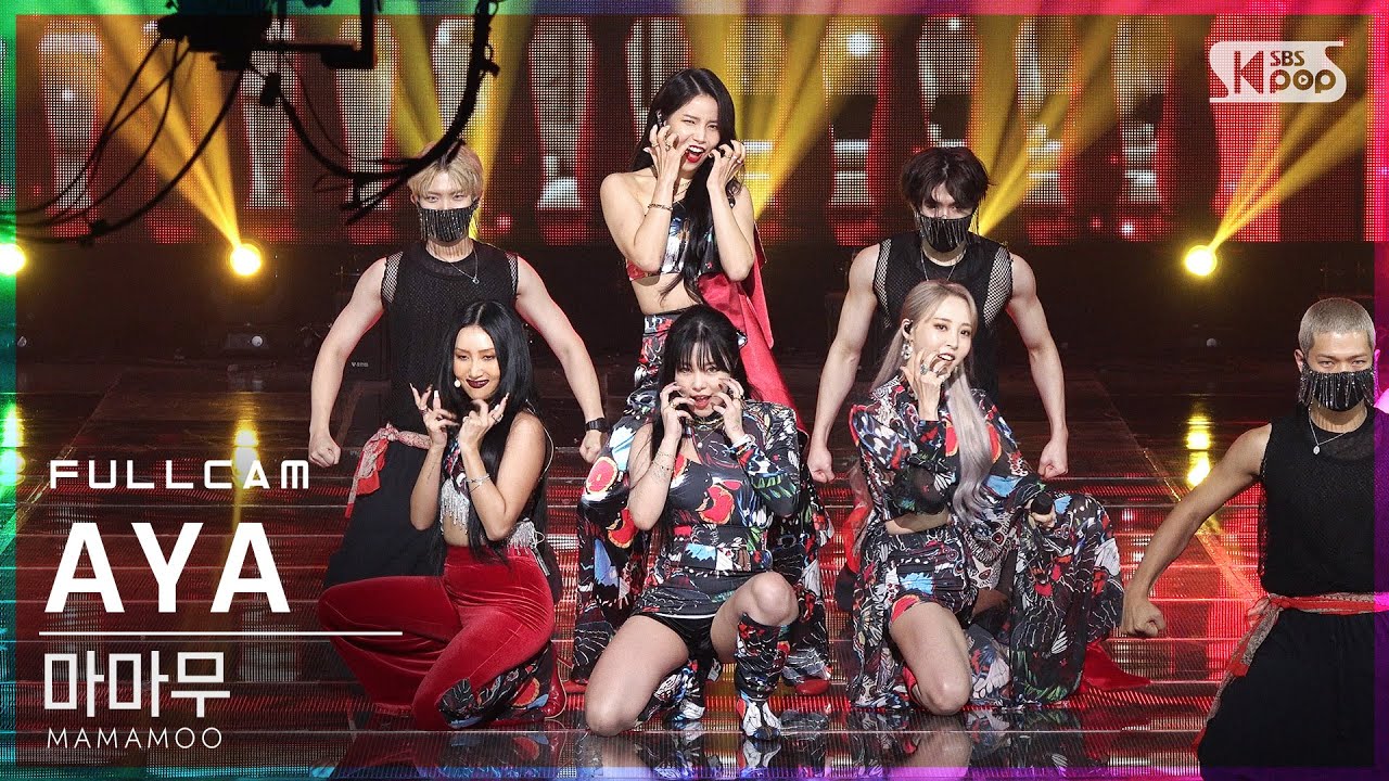 [안방1열 직캠4K] 마마무 'AYA' 풀캠 (MAMAMOO Full Cam)│@SBS Inkigayo_2020.11.15.