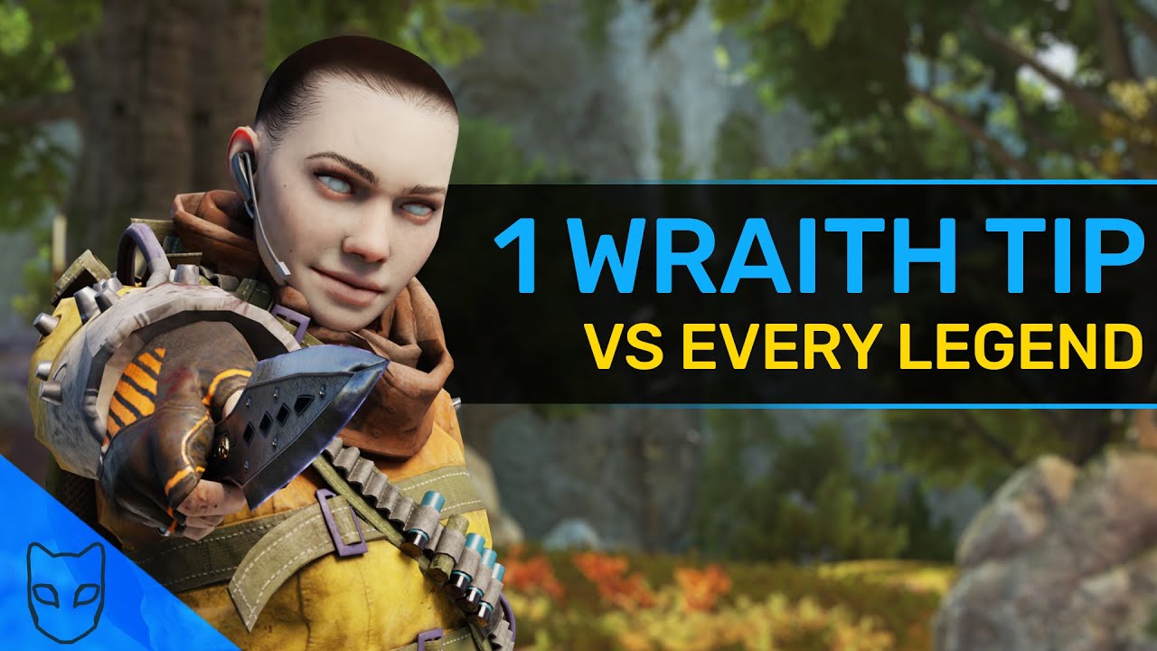 1 WRAITH TIP VS EVERY LEGEND | Apex Legends