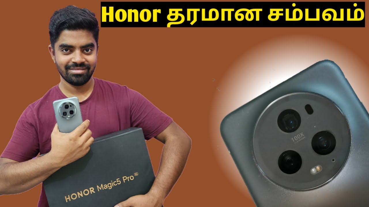 Honor Magic 5 pro Unboxing Tamil | Honor magic 5 pro review in Tamil