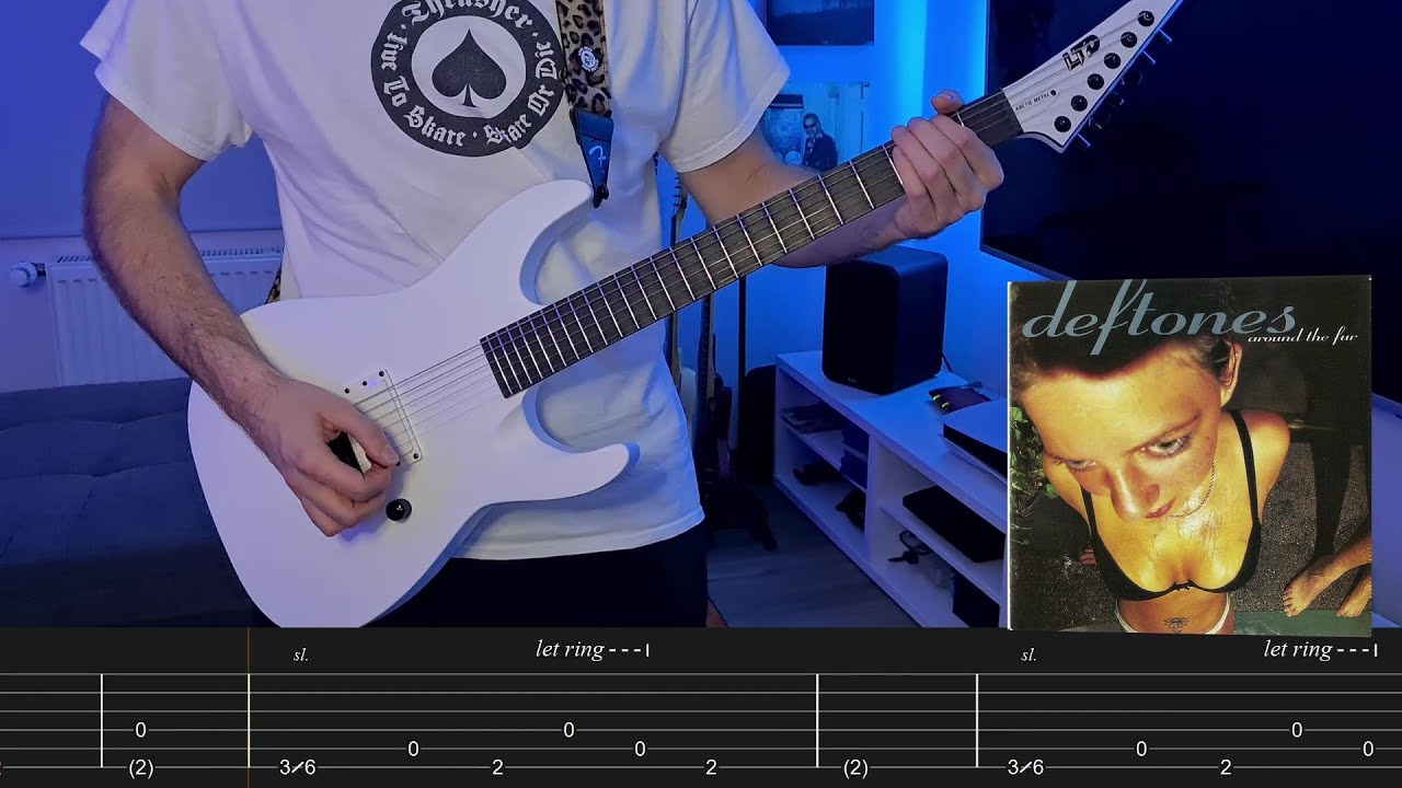 Deftones - Mascara (Guitar Cover + Screentabs)