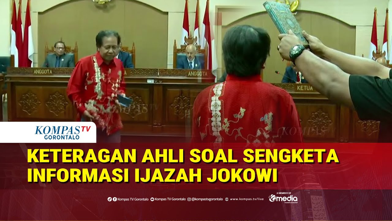 Keterangan Ahli dari Pihak Bonatuna soal Sengketa Informasi Ijazah Jokowi di Sidang Komisi Informasi