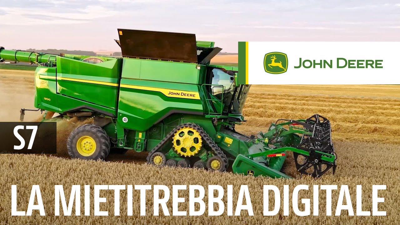MIETITREBBIA S7 John Deere: Tecnologia di raccolta predittiva all’avanguardia