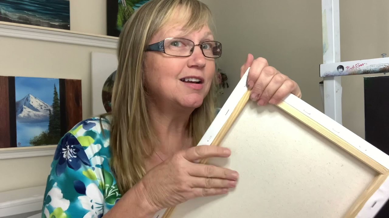 Why I don't use canvas boards for the Bob Ross wet on wet technique