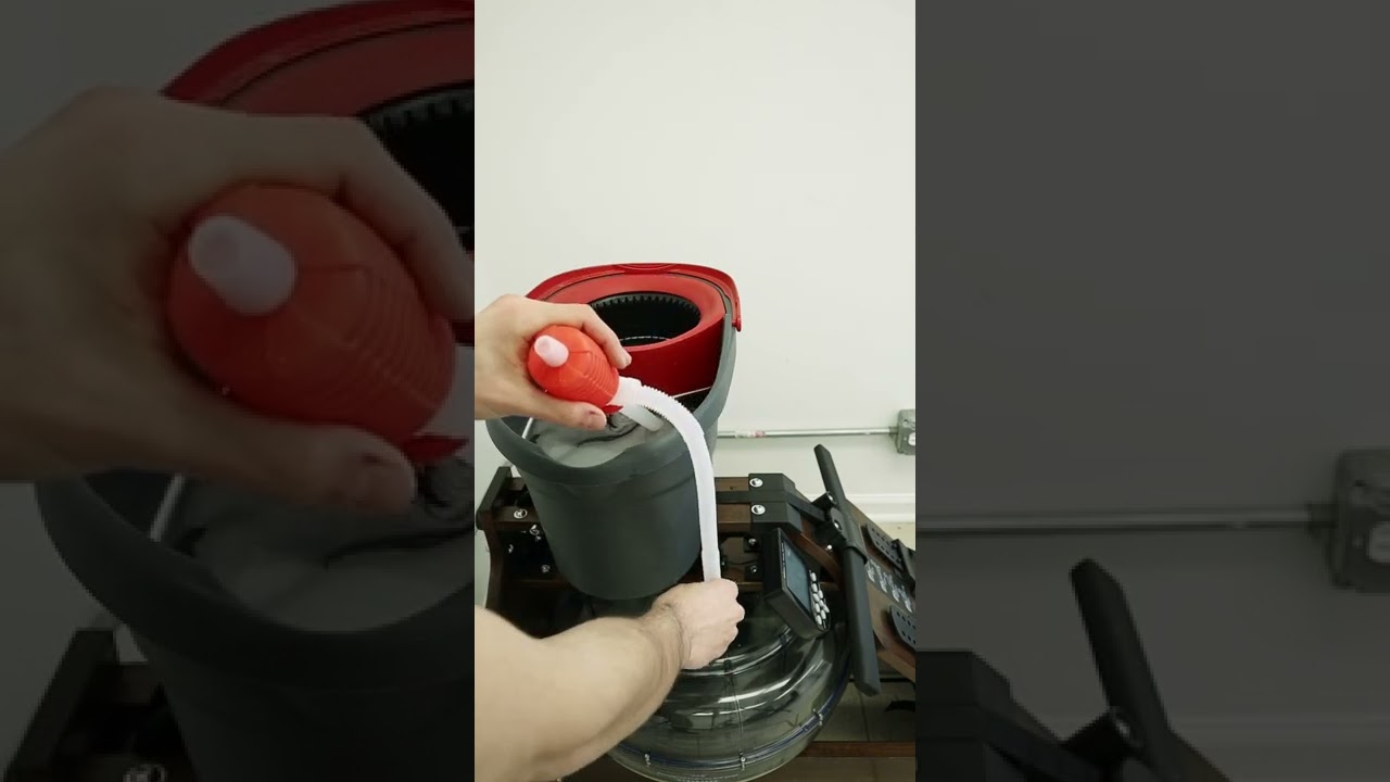 Как наполнить резервуар для воды Water Rower?