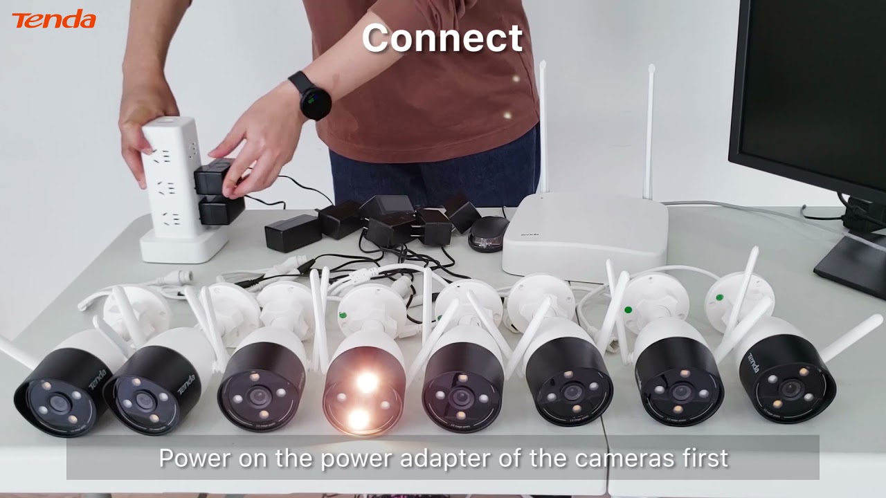 Tenda CCTV Security Kit - K8W -3TC Unboxing and Tutorial