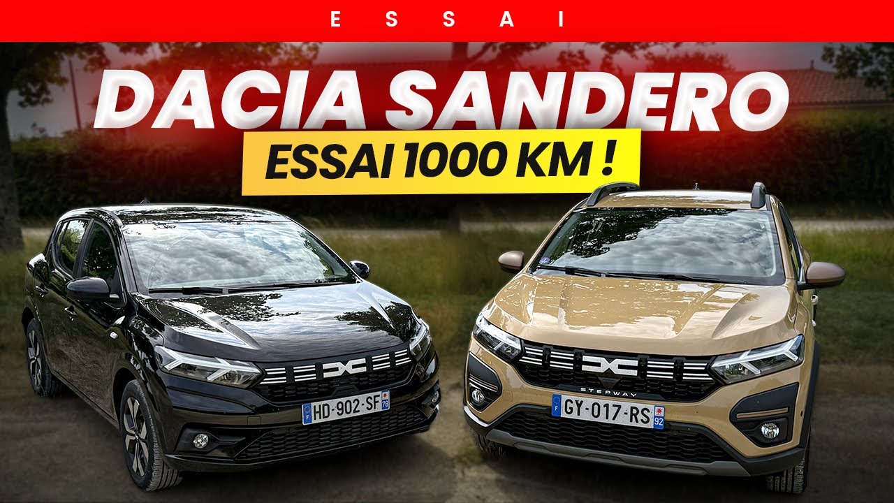 ESSAI DACIA SANDERO : TCe 110ch et Eco-G100 GPL : le MEILLEUR rapport qualité / prix du MARCHÉ ?