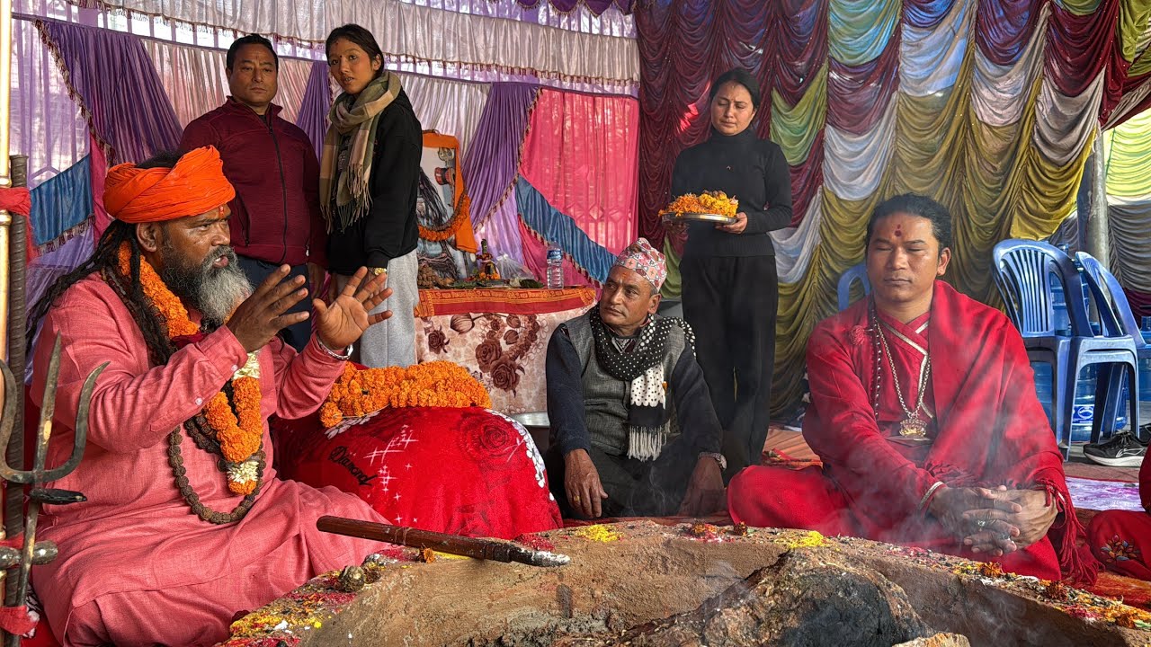 स्वामि रामबाबा र हारति जगत माता ध्यान बस्दै पशुपतिनाथ मन्दिरमा || RamBaba || Harati Jagat Mata